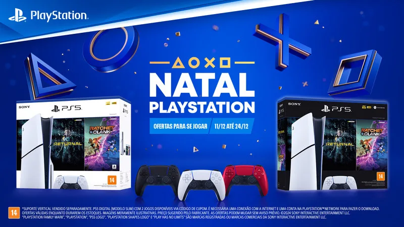 Promoção de Natal da PlayStation oferece descontos especiais