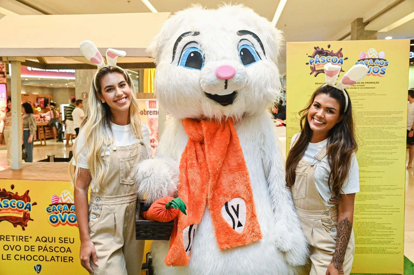 Páscoa com Caça aos Ovos e novidades no Shopping Vitória