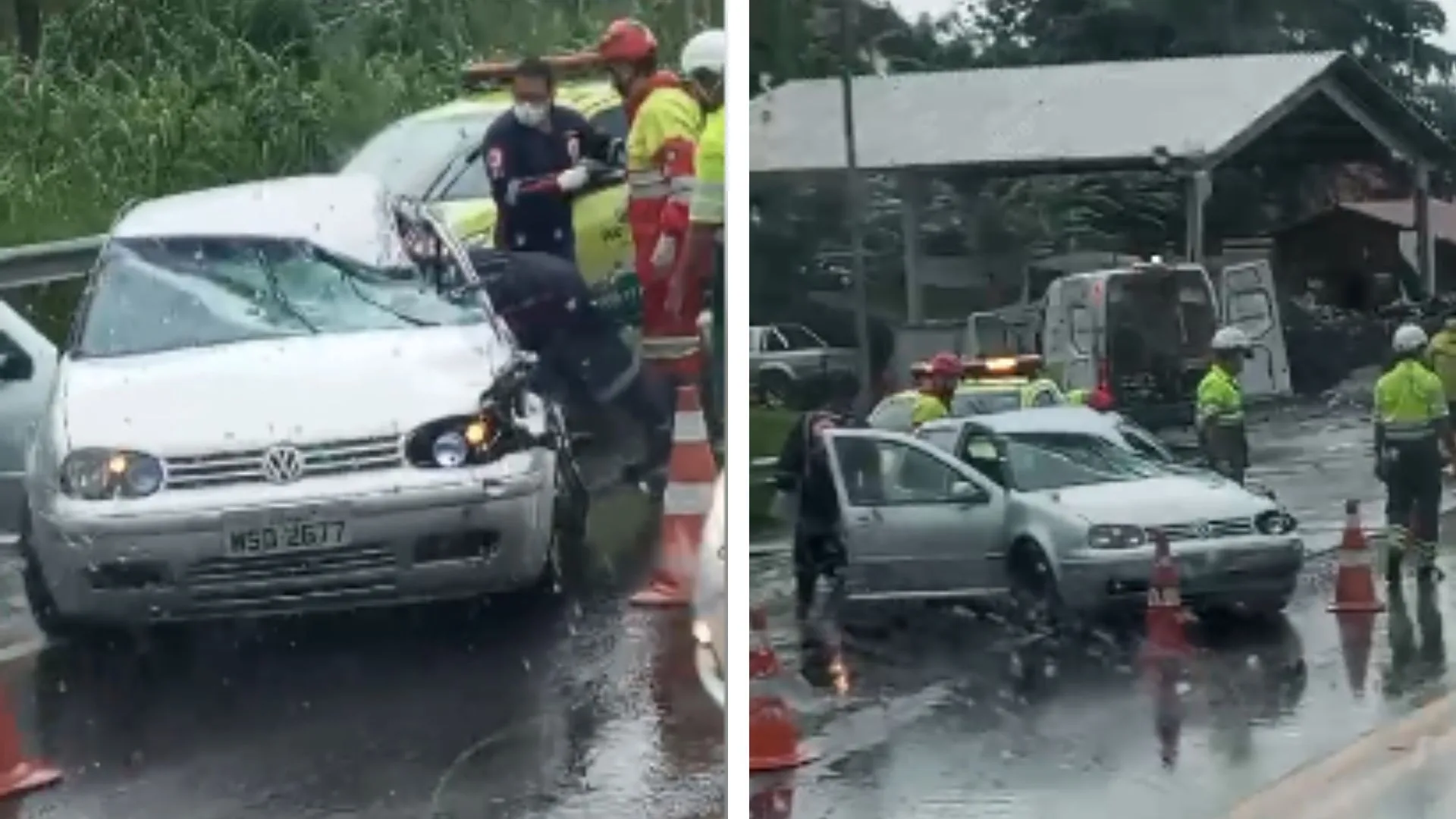 Acidente entre carro e carreta na BR-101 deixa um morto em Ibiraçu