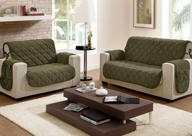 Capas para sofá renovam a décor da sala