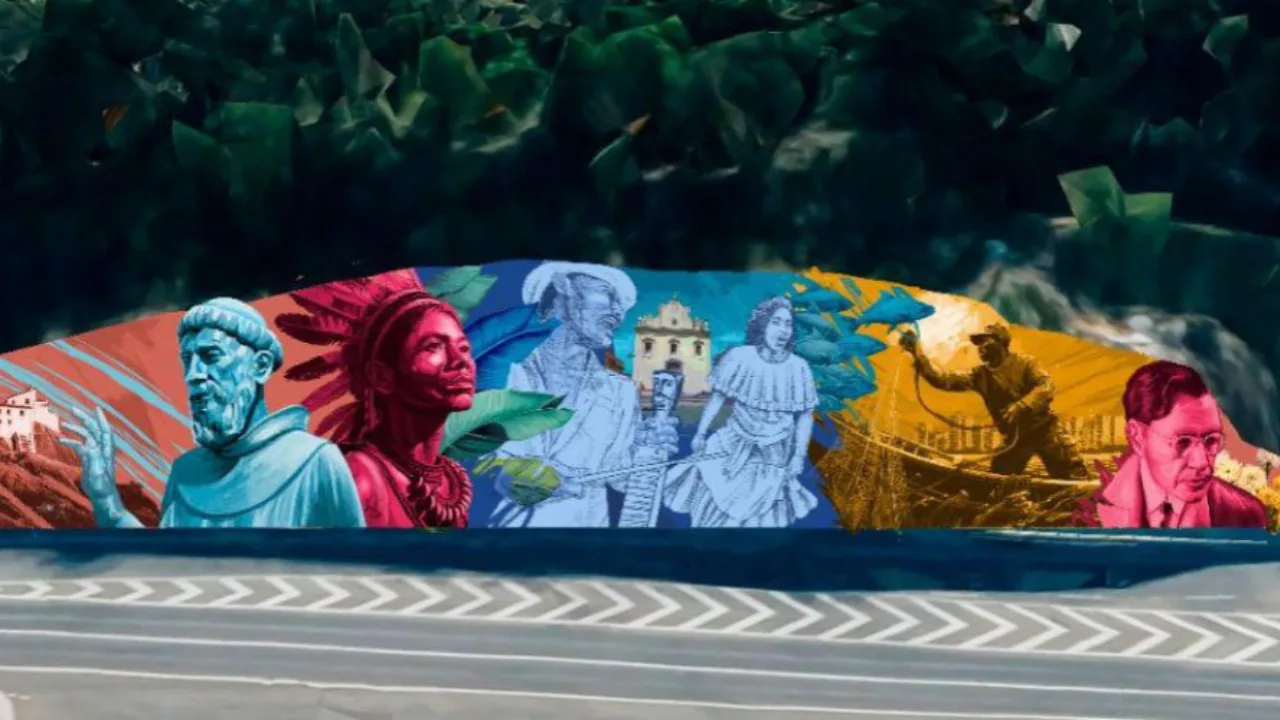 Mural em Vila Velha recebe prêmio internacional de ilustração