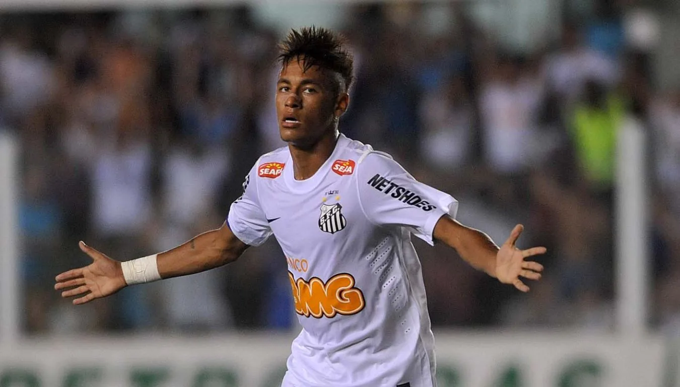 01/12/2012. Brasileirão - Santos FC 3 x 1 Palmeiras. Neymar