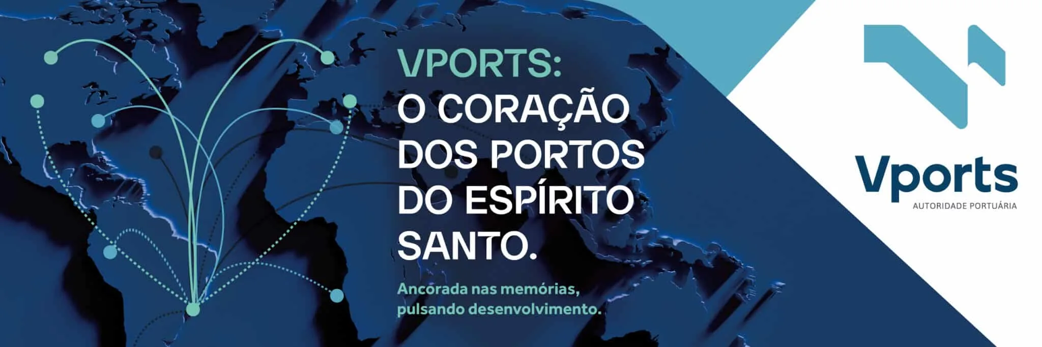 Vports celebra 2 anos de concessão dos portos capixabas com campanha da agência MP