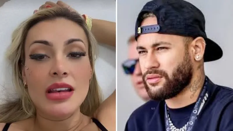 “Não conseguiu”: Andressa Urach expõe o que Neymar fez na cama com ela