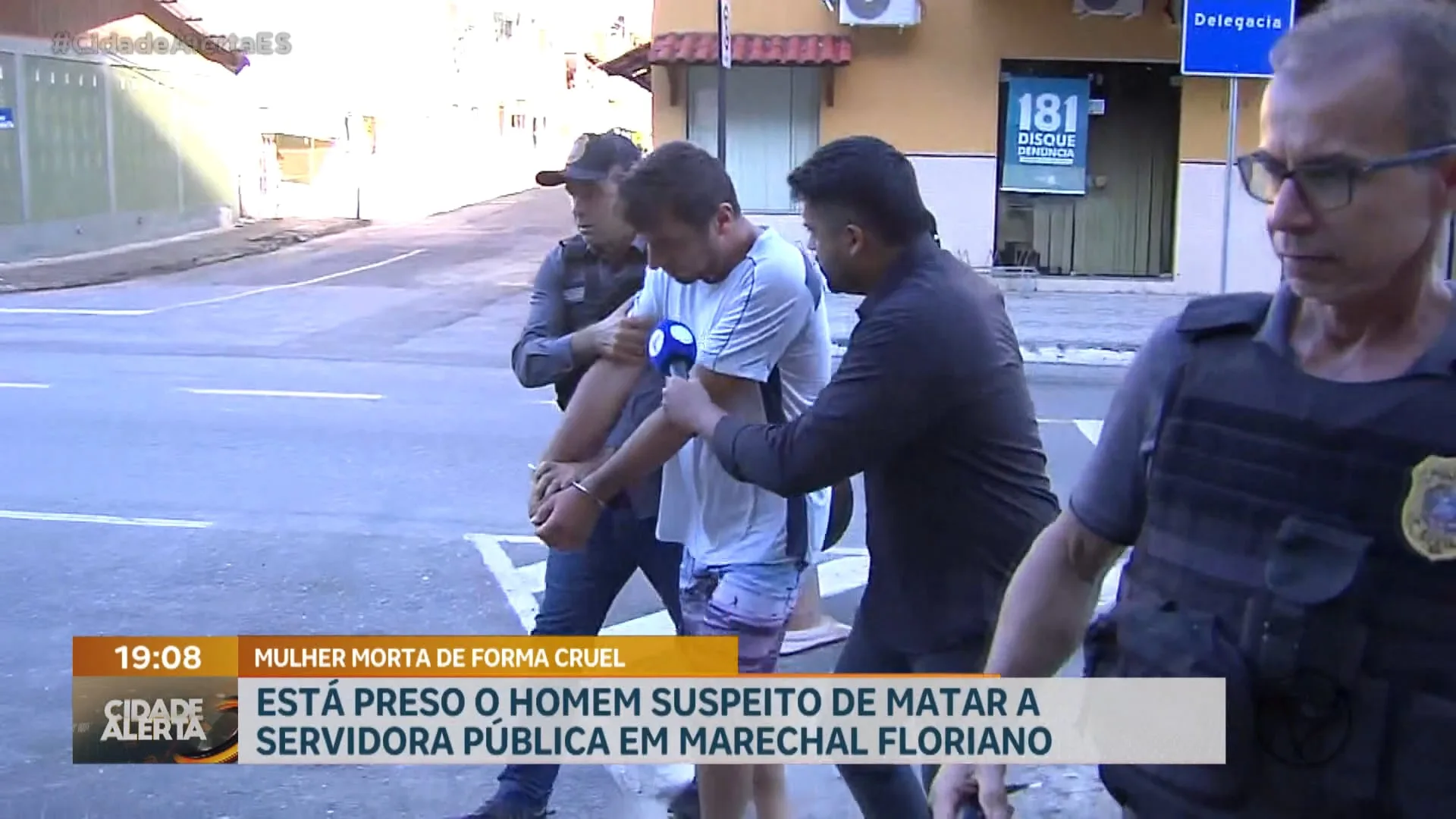 Está preso o suspeito de assassinar namorada em Marechal Floriano