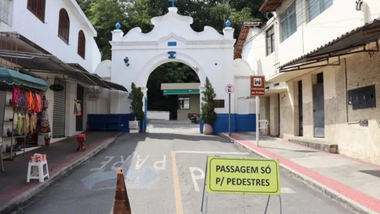 Convento da Penha suspende acesso de veículos; entenda