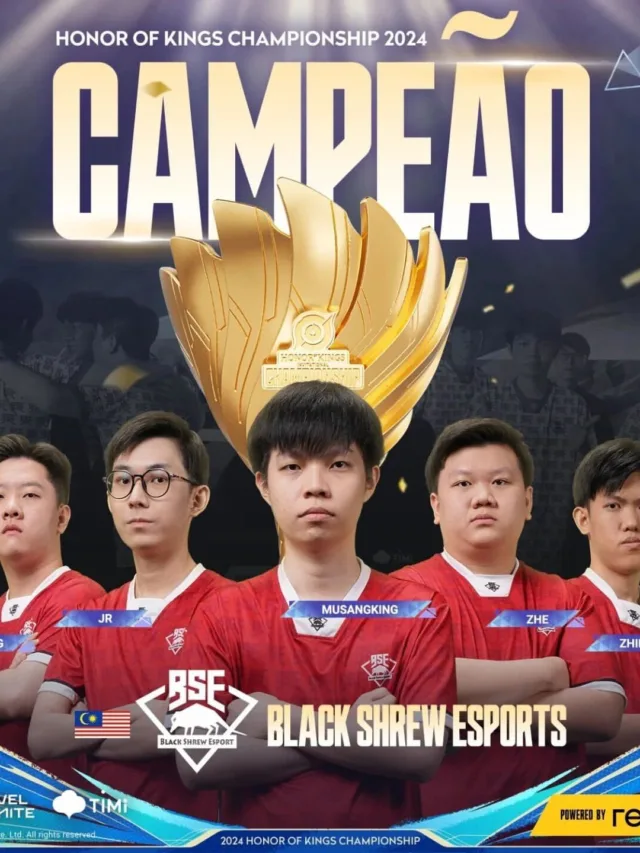 Black Shrew Esports é coroada campeã do Honor of Kings Championship 2024