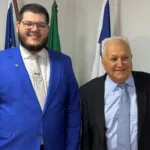 Theodorico e o vice-prefeito de Cachoeiro, Júnior Corrêa 

Foto: Divulgação/Prefeitura de Cachoeiro de Itapemirim