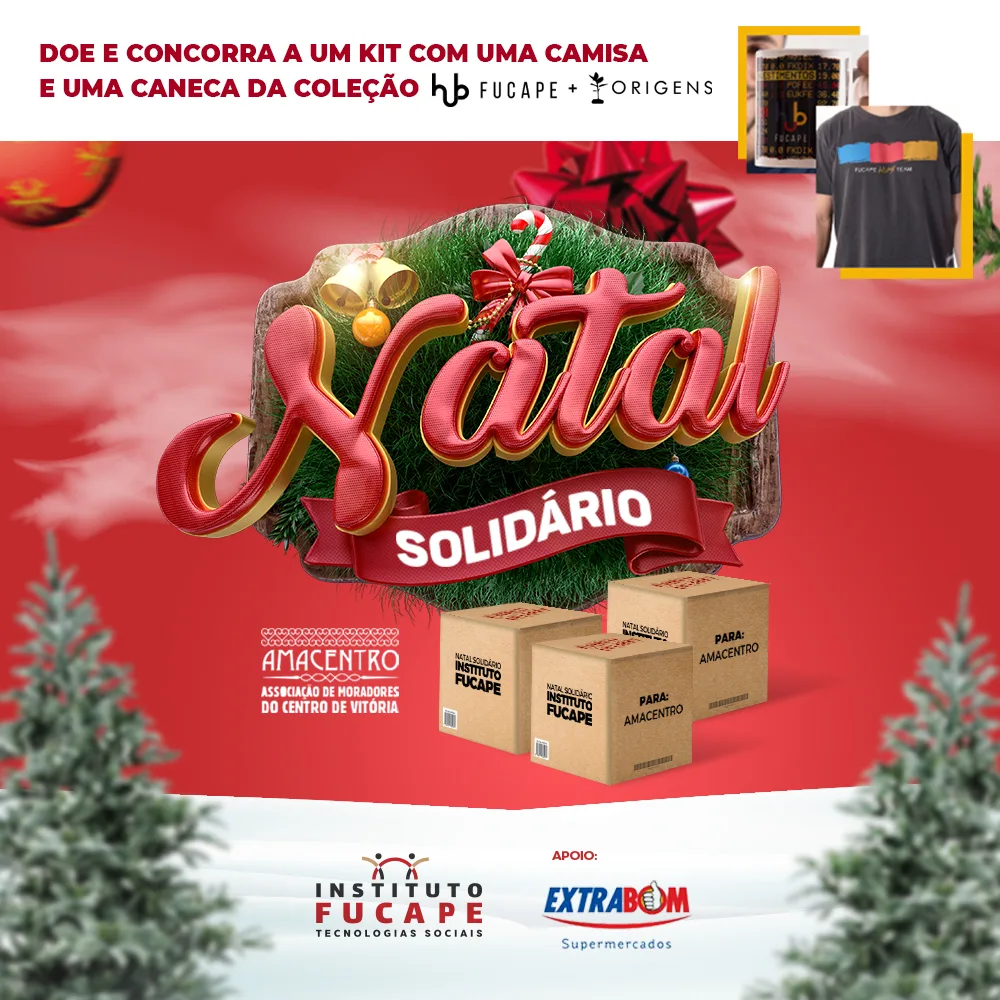 Instituto FUCAPE realiza Campanha Solidária de Natal