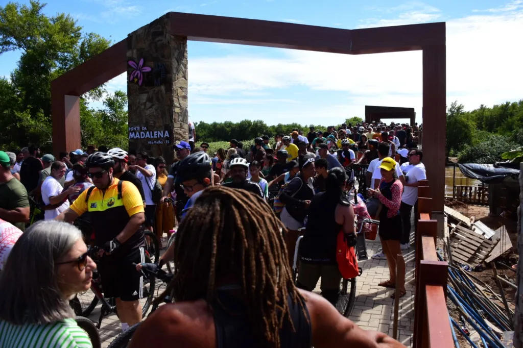 Inauguração da nova Ponte da Madalena e nova etapa da Ciclovia da vida