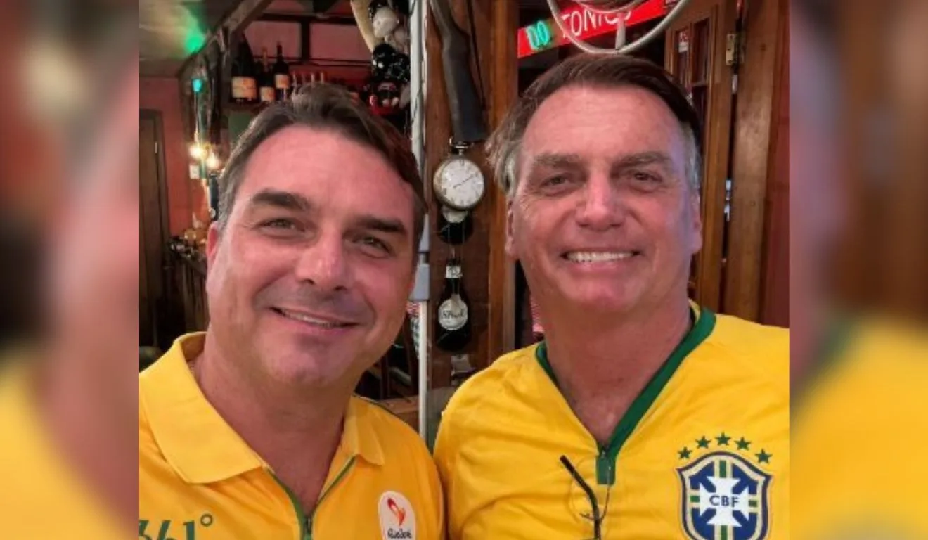 Flávio e Bolsonaro