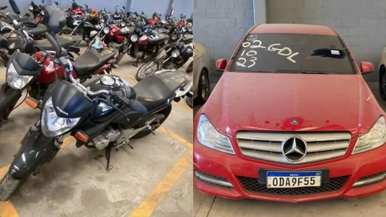 De moto a Mercedes: Detran-ES faz leilão de veículos neste mês