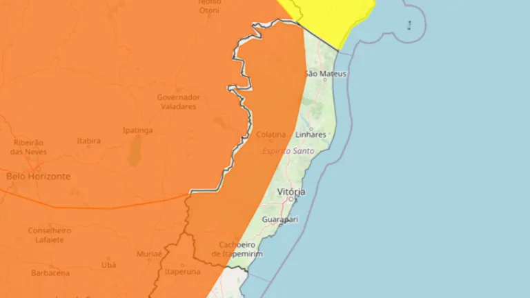 Réveillon em cidades do ES será com alerta para chuvas fortes