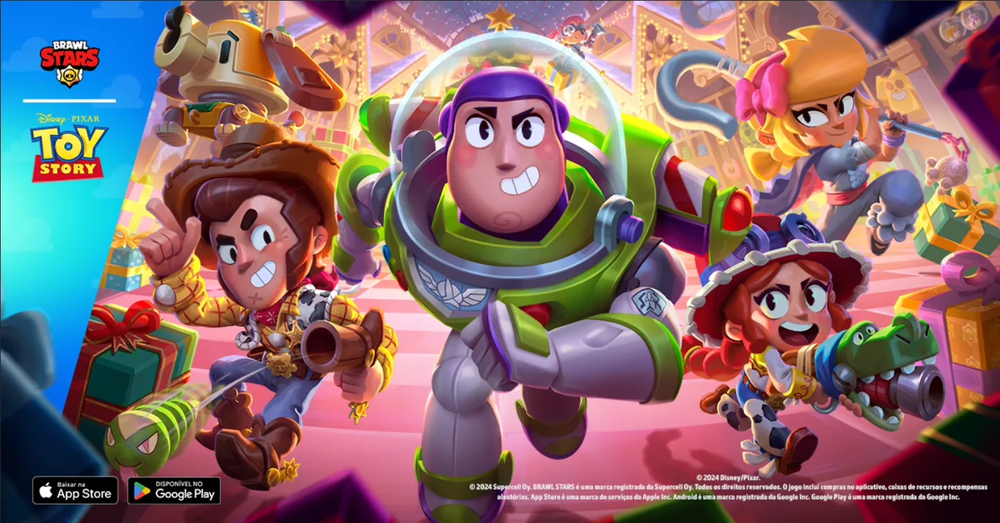 Toy Story aterrisa em Brawl Stars para dominar as festas de fim de ano