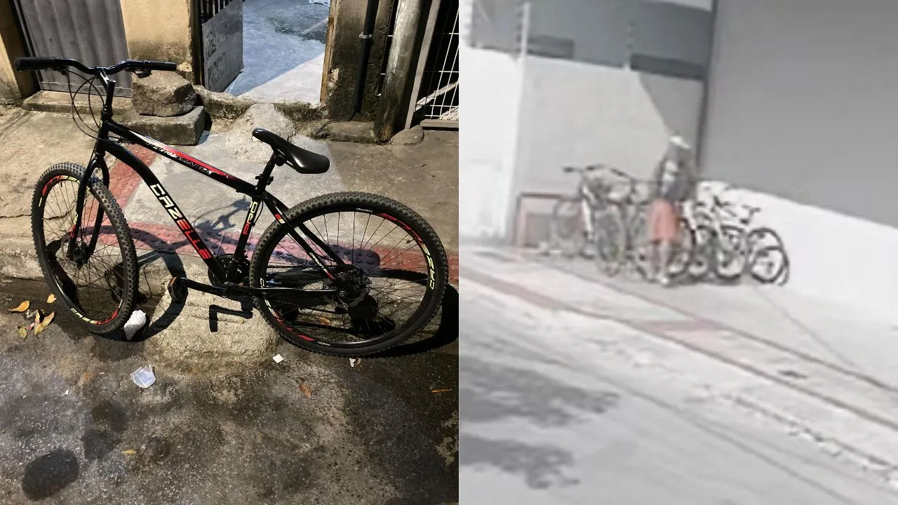 VÍDEO | Bicicleta é furtada em bicicletário de empresa em Vila Velha