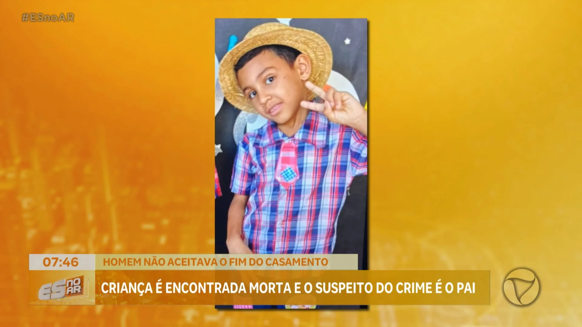 Pai é suspeito de matar filho de 6 anos