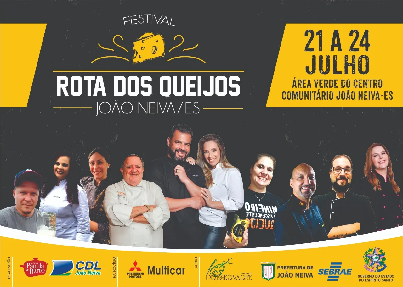 Queijos, cervejas e shows ao vivo em João Neiva