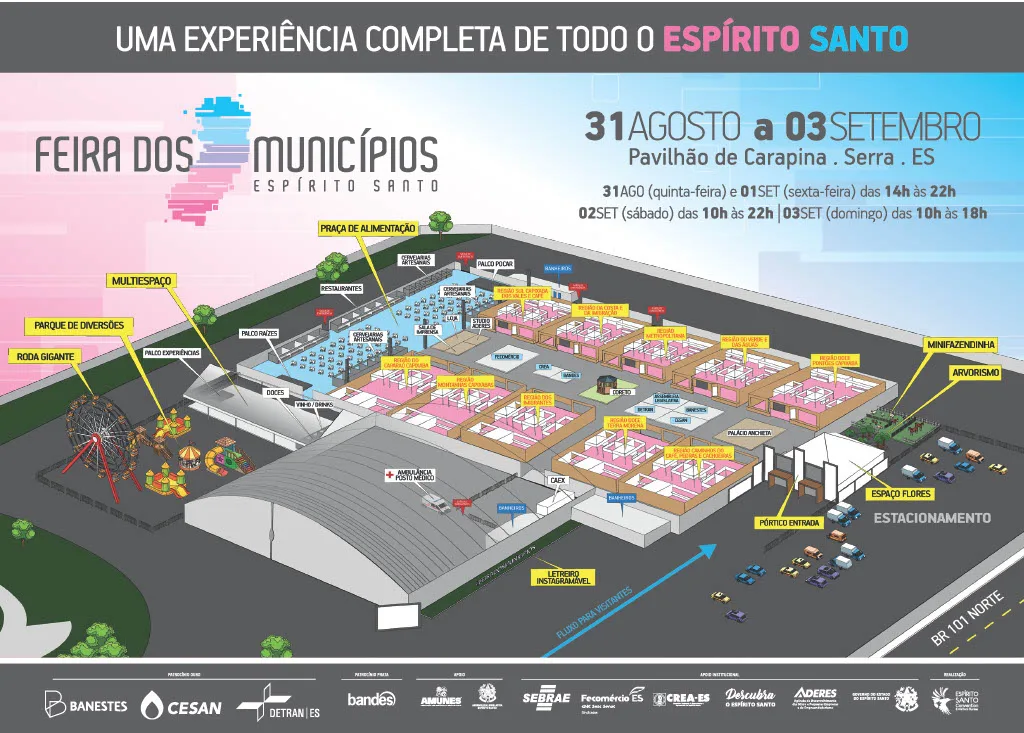 Feira dos Municípios: programação tem início nesta quinta (31/08)