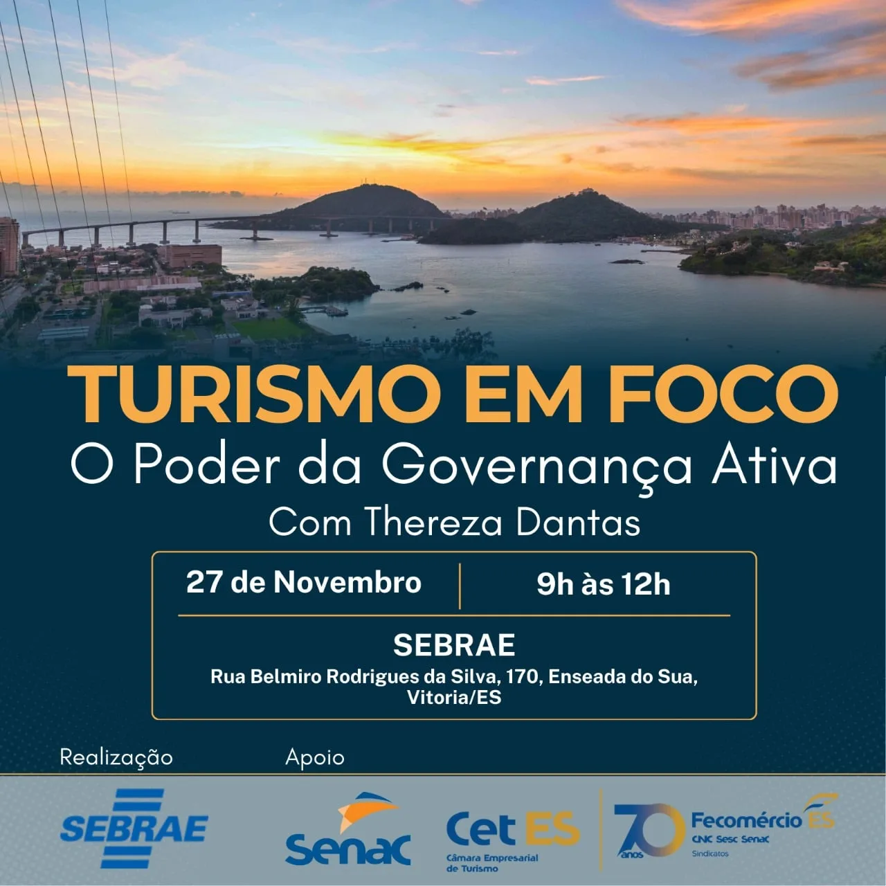 Sebrae investe no futuro do Turismo do Espírito Santo