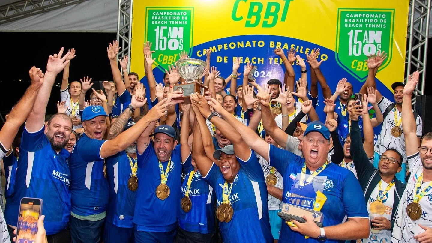 Espírito Santo é campeão brasileiro de beach tennis