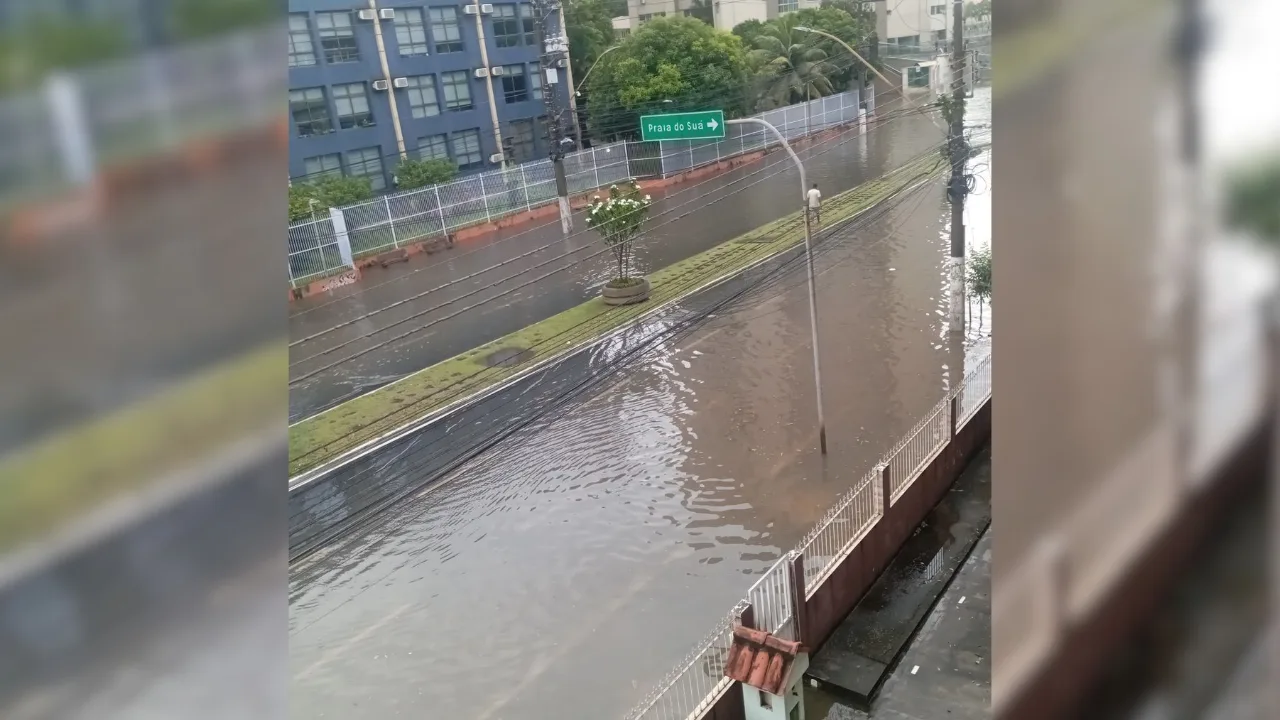 Vitória foi a cidade do ES onde mais choveu: quase 100 milímetros em 24 horas