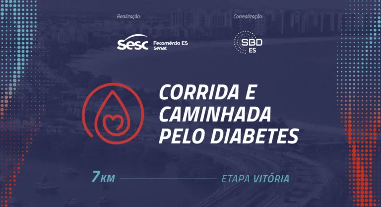 Sesc promove 1ª edição da Corrida e Caminhada pelo Diabetes