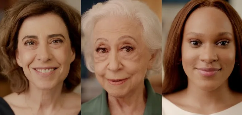 Itaú Unibanco lança campanha de fim de ano que reúne Fernanda Montenegro, Fernanda Torres e Rebeca Andrade