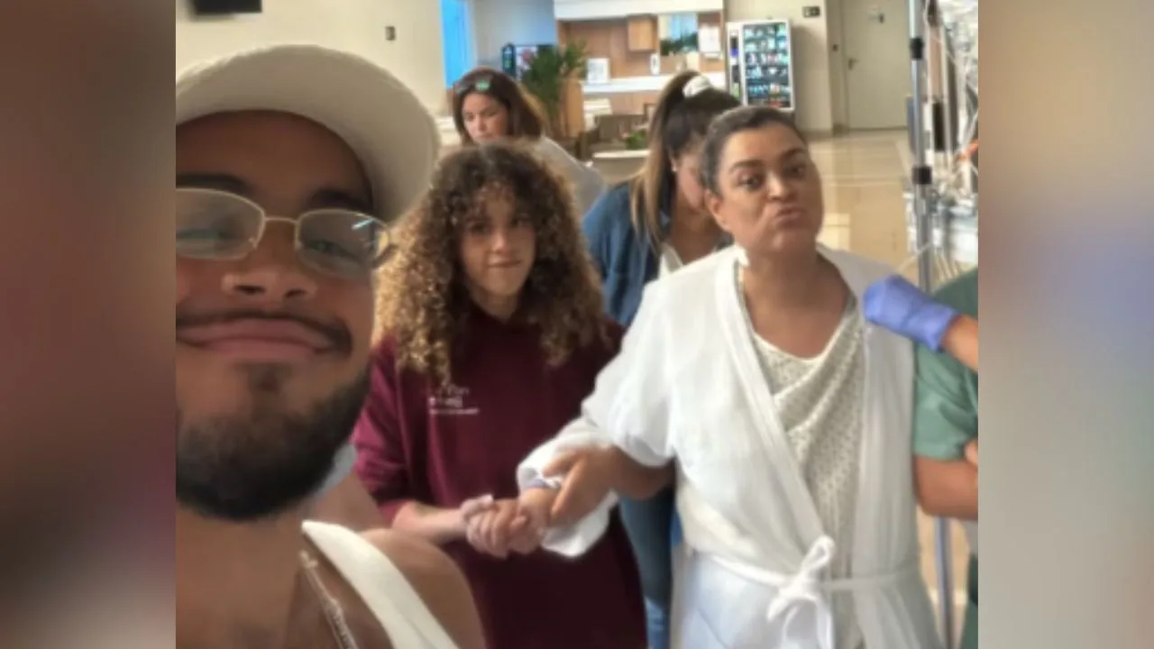 Filho de Preta Gil mostra cantora andando pelo hospital