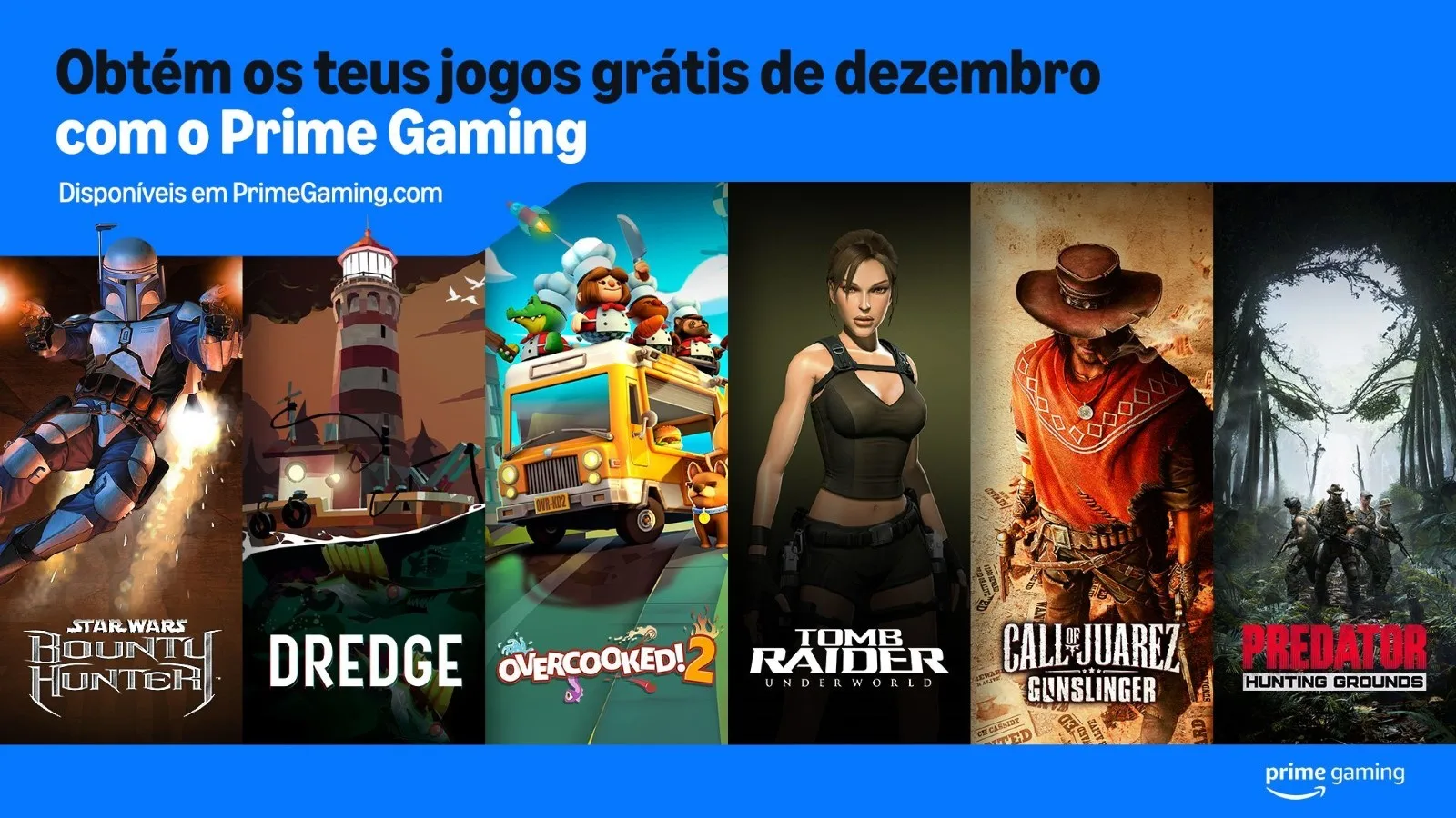 Atualização do conteúdo de dezembro do Prime Gaming