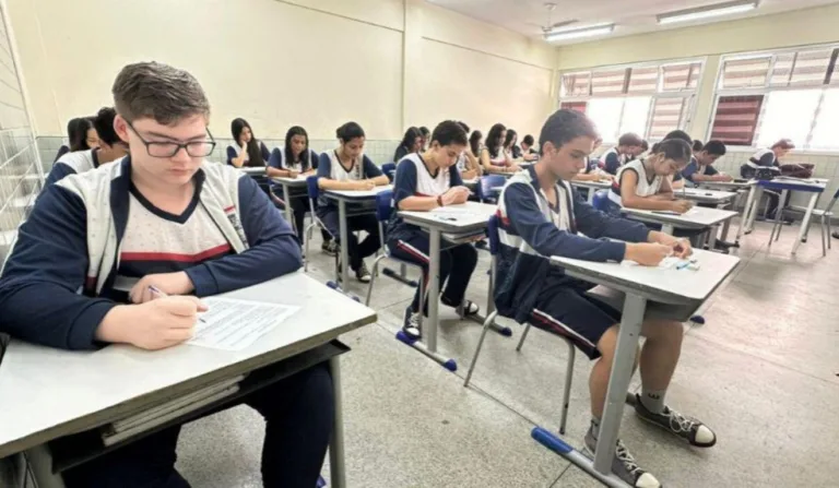 Sala de aula escola municipal de Vila Velha