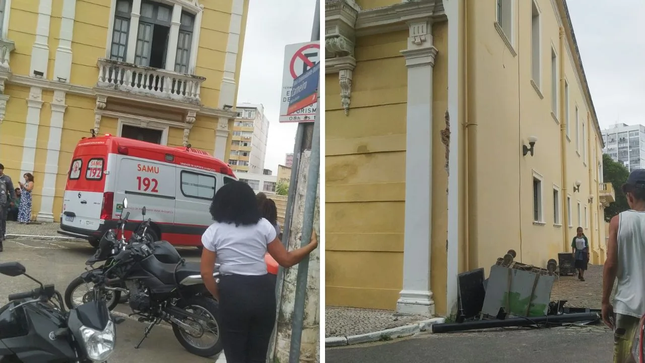 Trabalhador morre após cair do telhado em obra no Palácio Anchieta