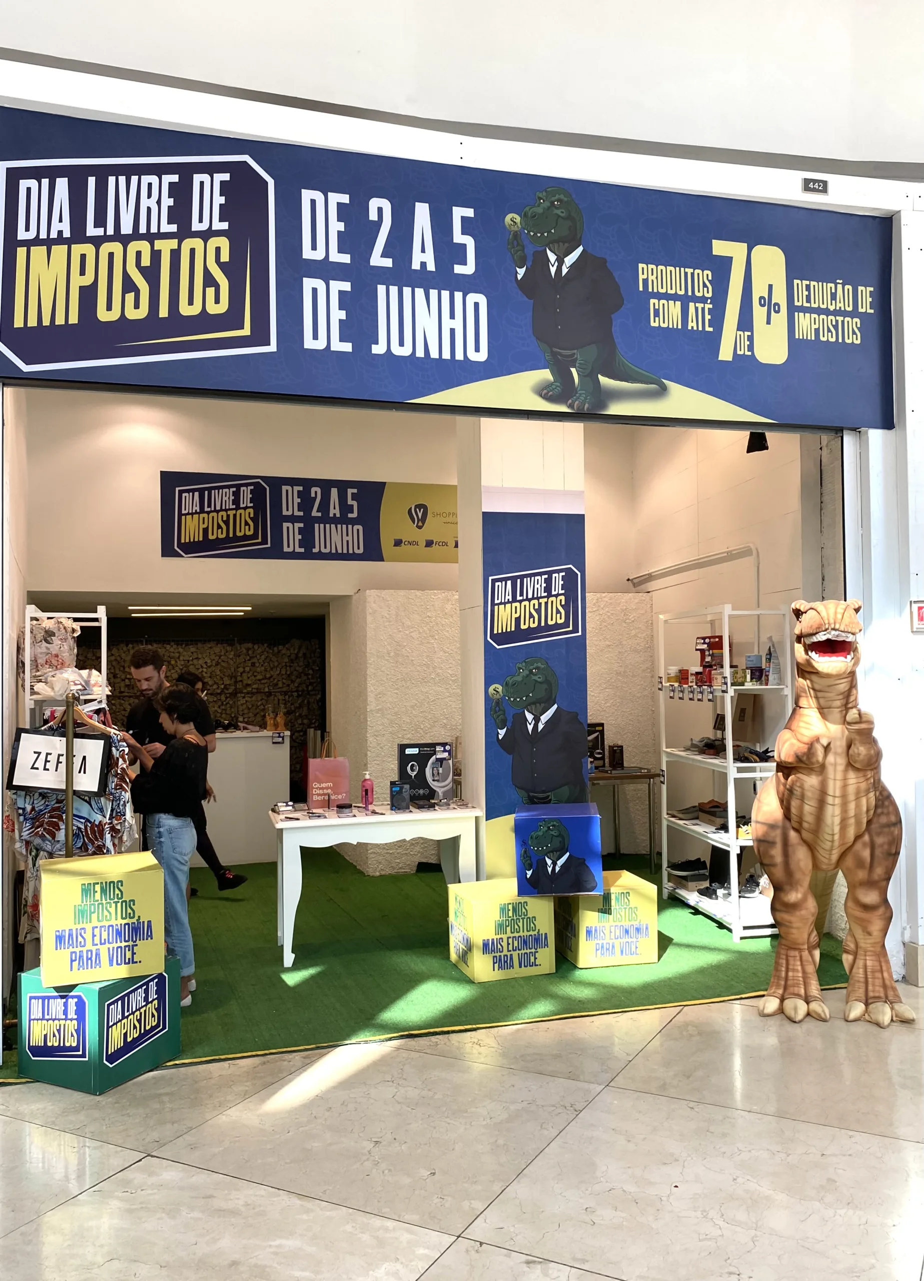 Shopping Vitória terá loja de produtos sem impostos até domingo