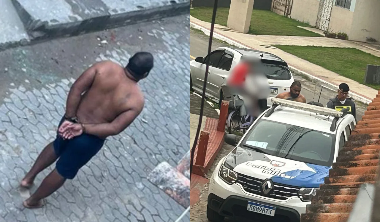 Tio é preso após agredir sobrinha com facão na Serra