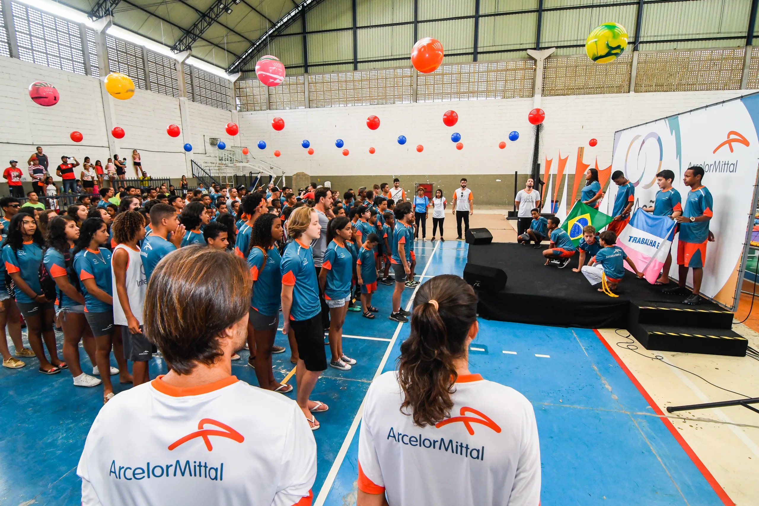 2018_03_17 – Brasil – Serra – Aula Inaugural InterAcao Esportes – AEST Foto: Mosaico Imagem/ ArcelorMittal