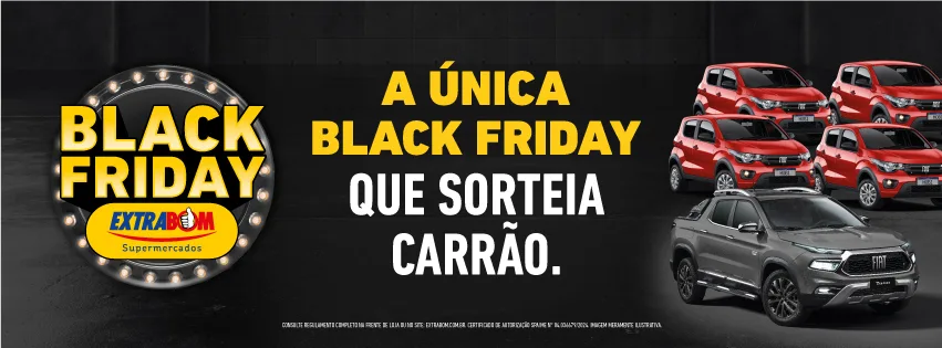 Black Friday do Aniversário Extrabom: tem ofertas imperdíveis e um carrão esperando por você!