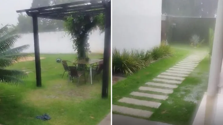 VÍDEO | Chuva de granizo atinge distrito de Água Doce do Norte