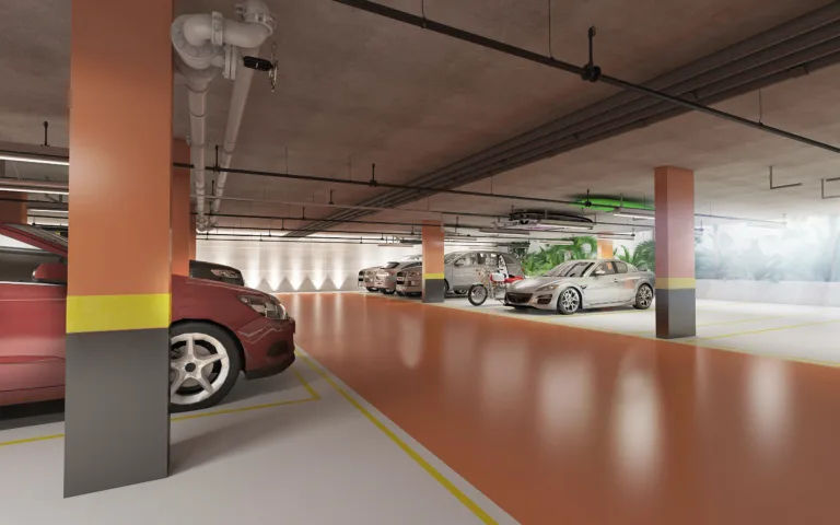 Garagem humanizada é destaque em empreendimento na Praia do Canto