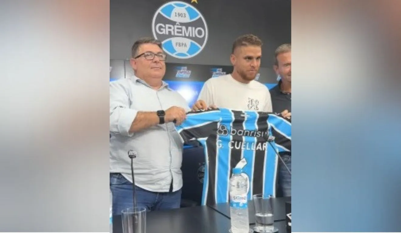 Gustavo Cuellar é apresentado ao Grêmio

(Reprodução/Instagram)