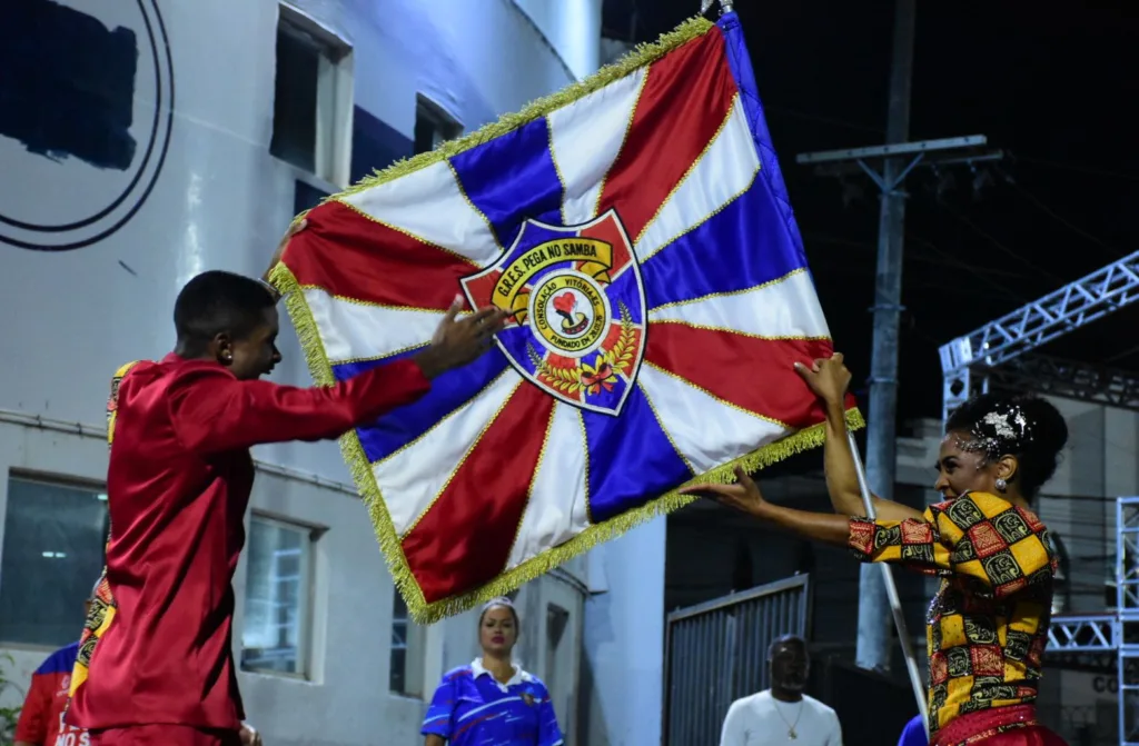 Carnaval de Vitória 2025: ensaio técnico da Pega no Samba