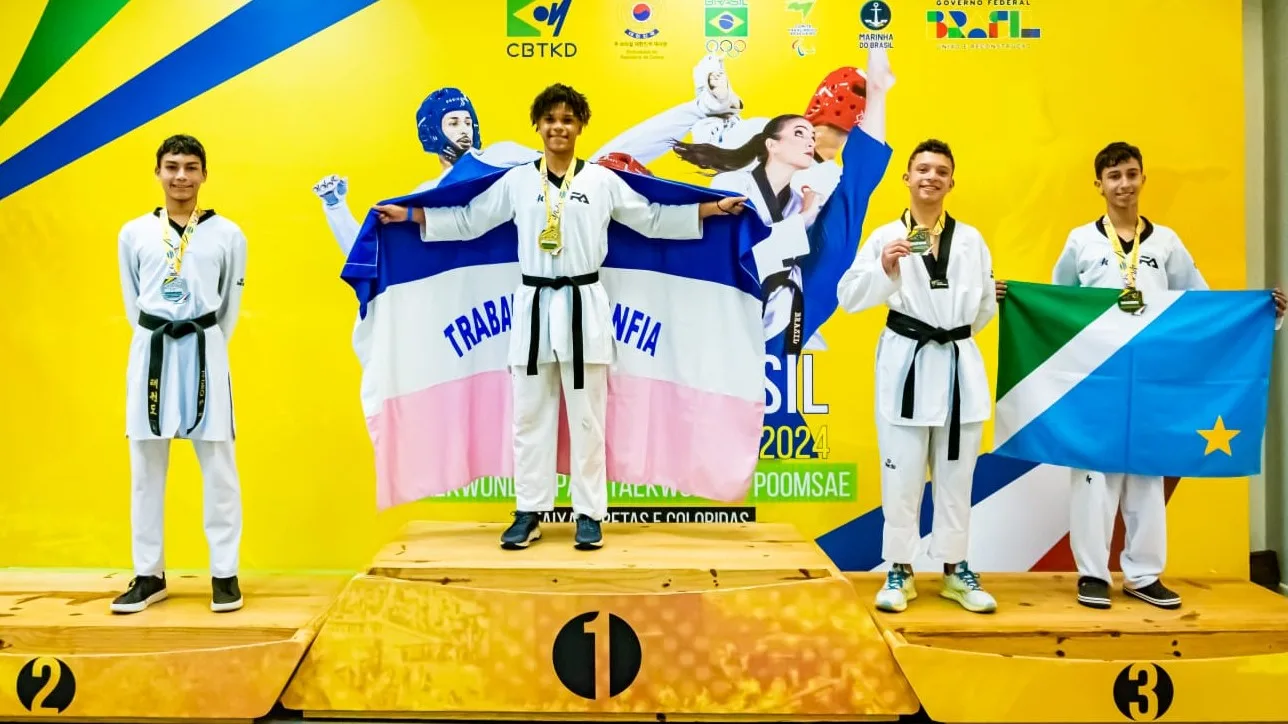 Promessa capixaba do taekwondo ganha todos os títulos nacionais em 2024