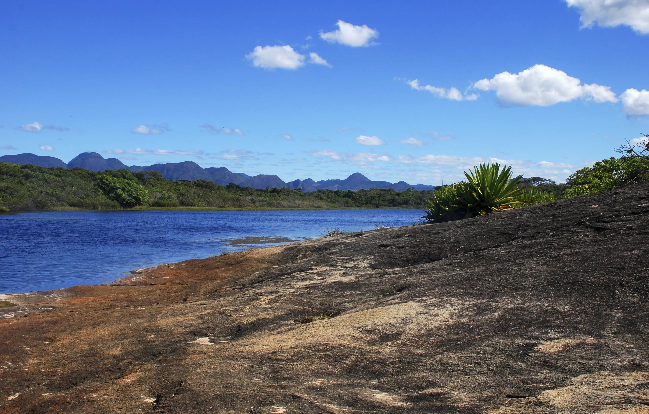 “Lagoa de Caraís (Paisagem) fotografado em Guarapari, Espírito Santo – Sudeste do Brasil. Bioma Mata Atlântica. Registro feito em 2007. ENGLISH: Lagoon of Caraís photographed in Guarapari, Espírito Santo – Southeast of Brazil. Atlantic Forest Biome. Picture made in 2007.”