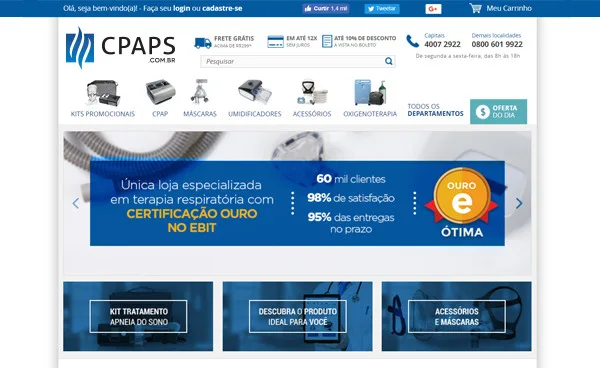 A maior e mais completa loja online de terapia respiratória é capixaba