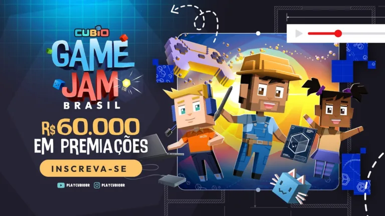 Cubio anuncia sua primeira Game Jam no Brasil com premiação de até R$ 60 mil