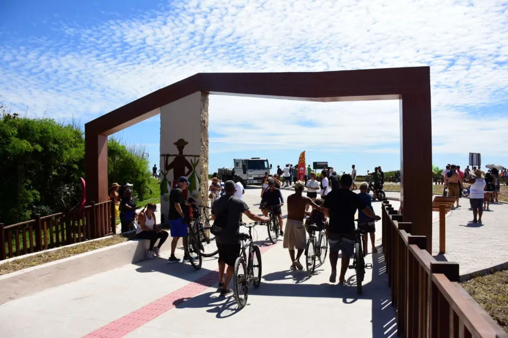 Inauguração da nova Ponte da Madalena e nova etapa da Ciclovia da vida