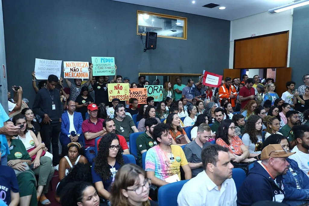 Audiência pública na Comissão de Meio Ambiente para tratar da concessão de parques públicos / crédito: Lucas Costa/Ales