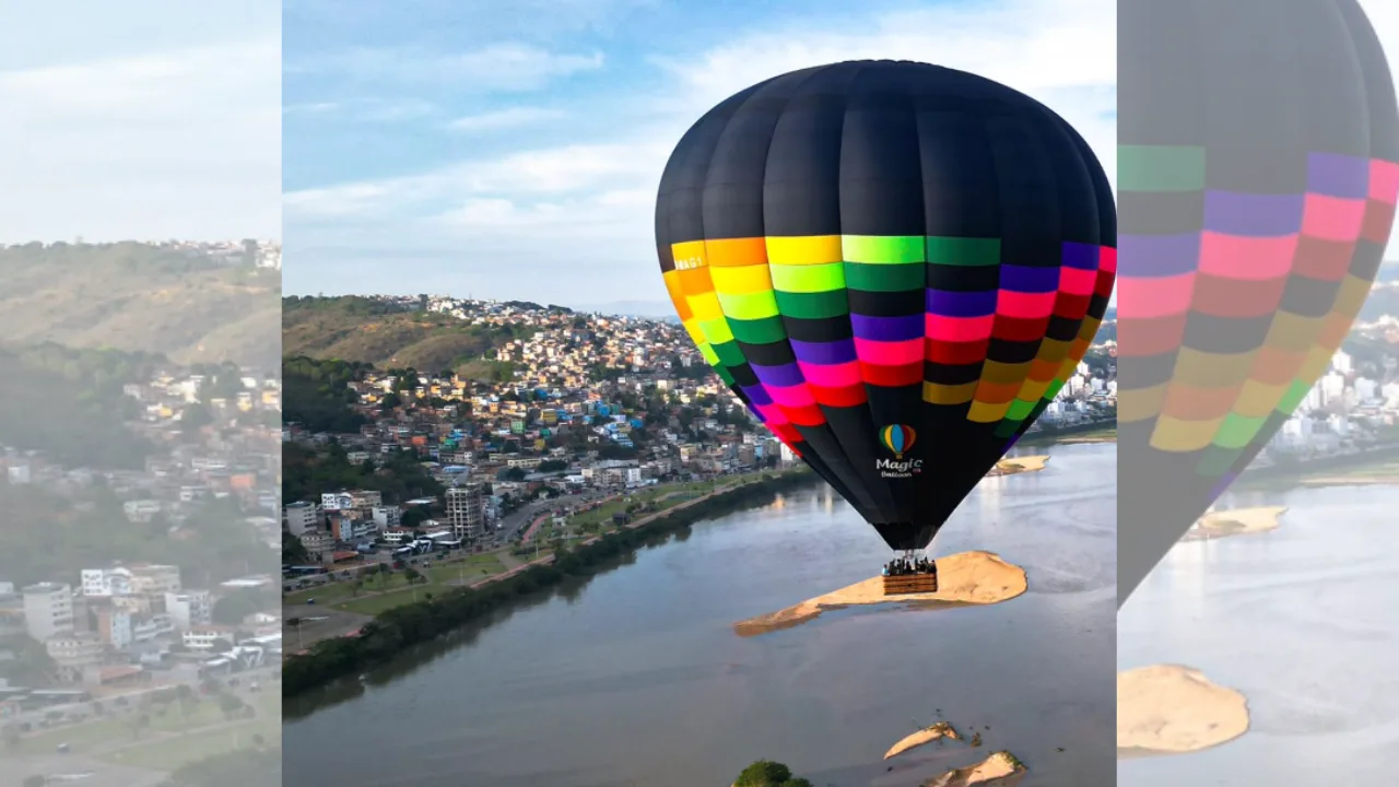 Colatina ganha voos de balão sobre o Rio Doce; veja detalhes