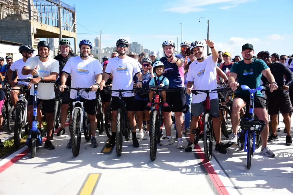 Inauguração da nova Ponte da Madalena e nova etapa da Ciclovia da vida