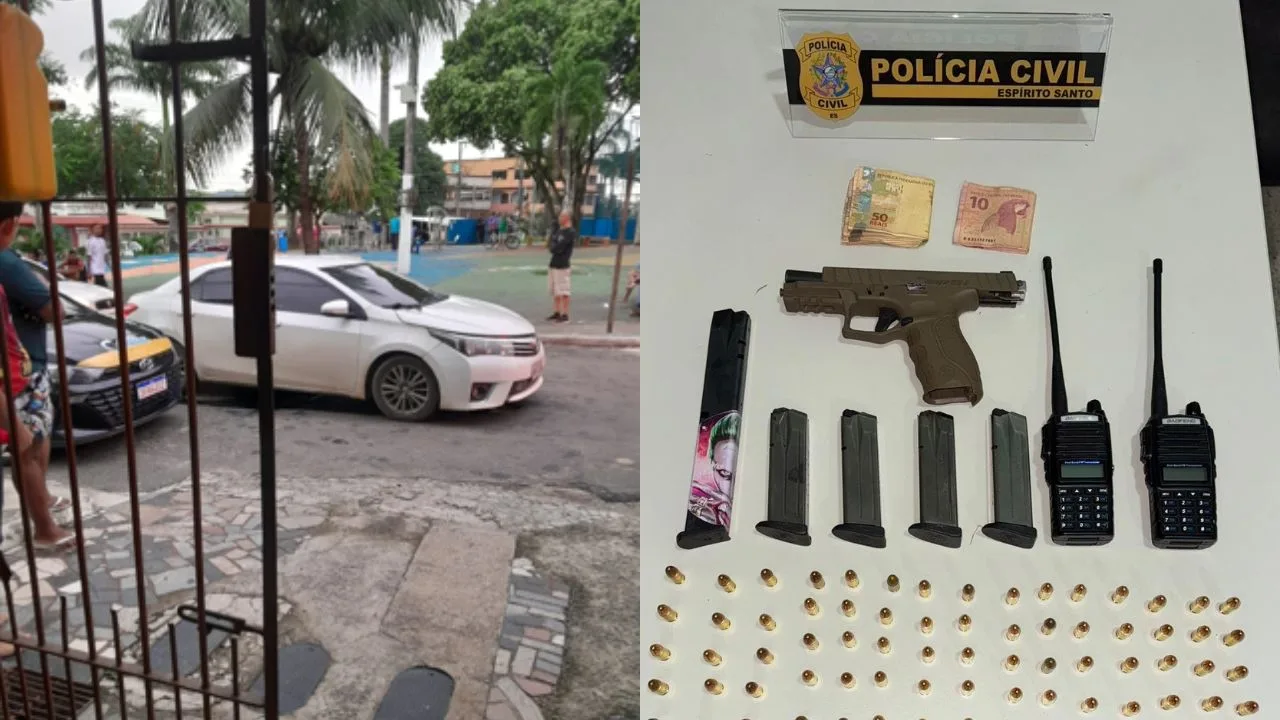 VÍDEO | Polícia encontra carro usado em homicídio e duas pessoas são presas