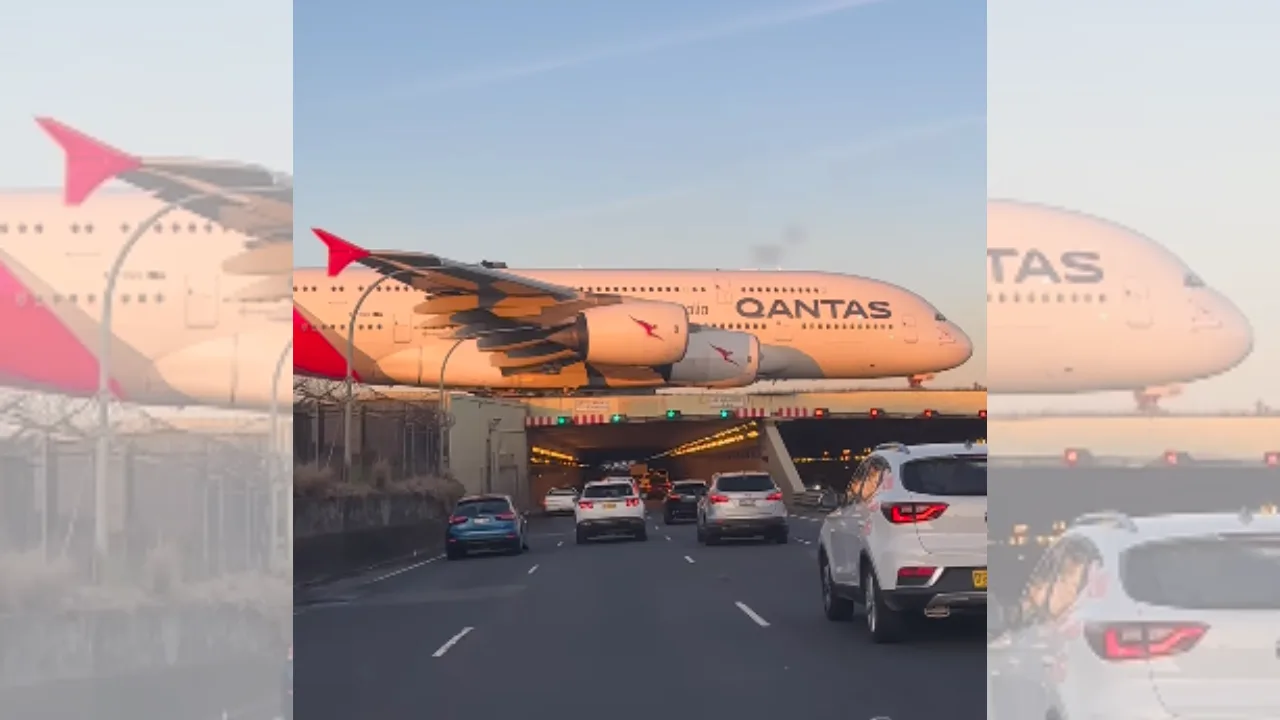 Vai bater? Vídeo incrível mostra avião quase encostando em rodovia