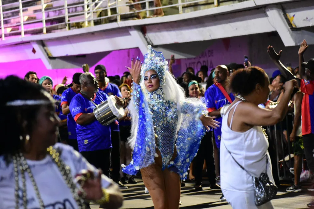 Carnaval de Vitória 2025: ensaio técnico da Pega no Samba